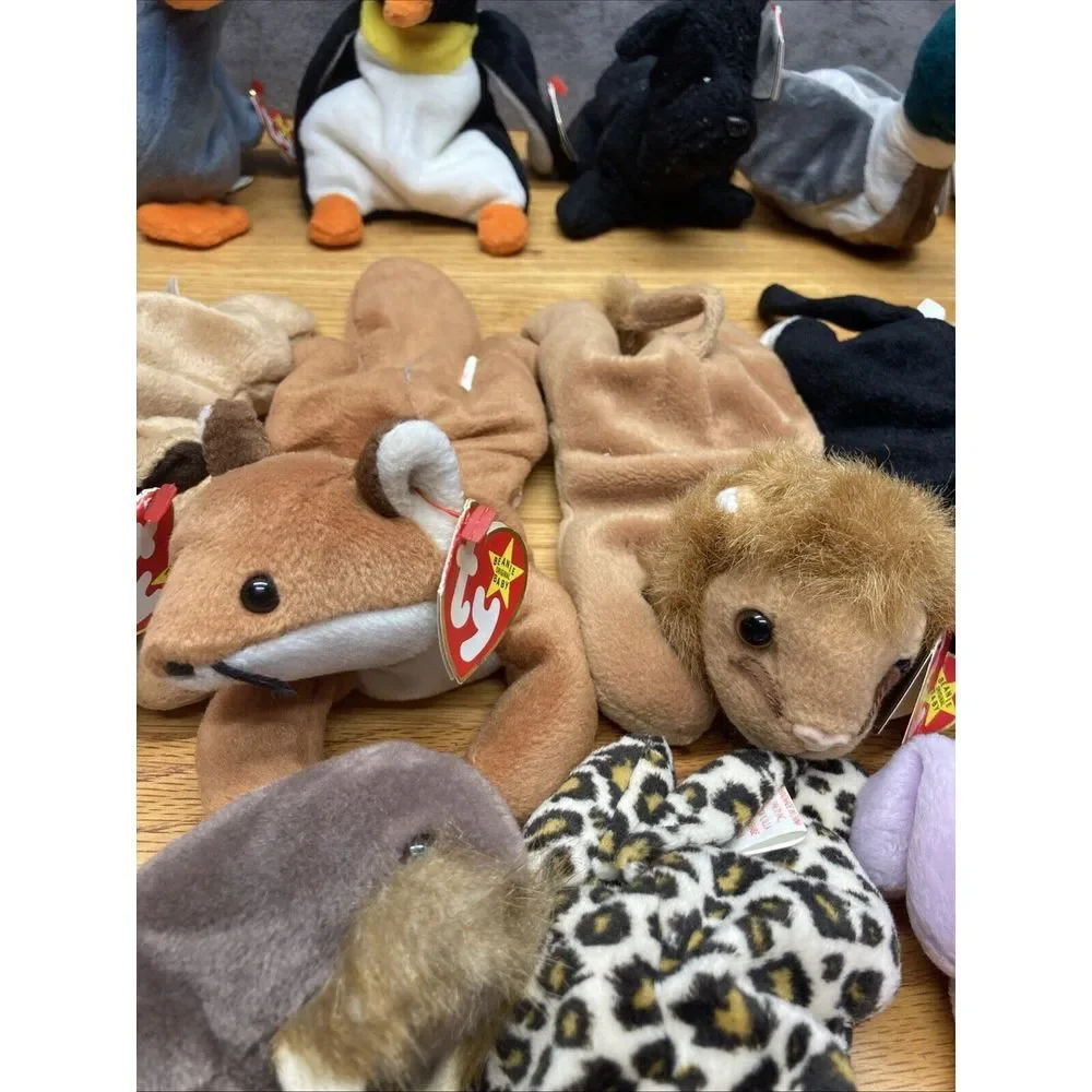 Lot of 20 Beanie Babies With Tags! - All sizes‎ - See Pictures-